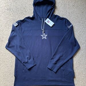 NFL Navy Blue Hoodie with Dallas Cowboys